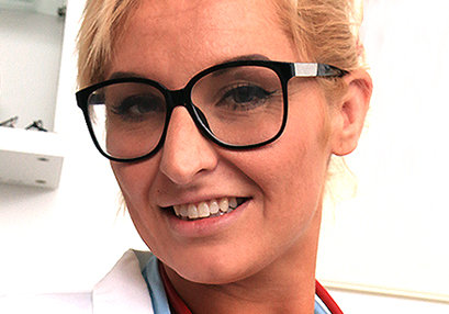 Sexy milf doctor Brigitta M at SpermHospital.com